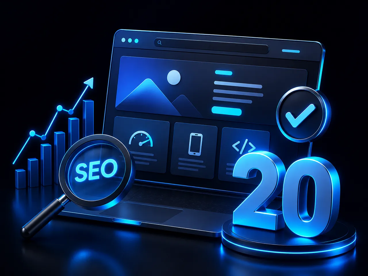 SEO-freundliches Webdesign: 20 Must-haves für Ihre Website – Cover