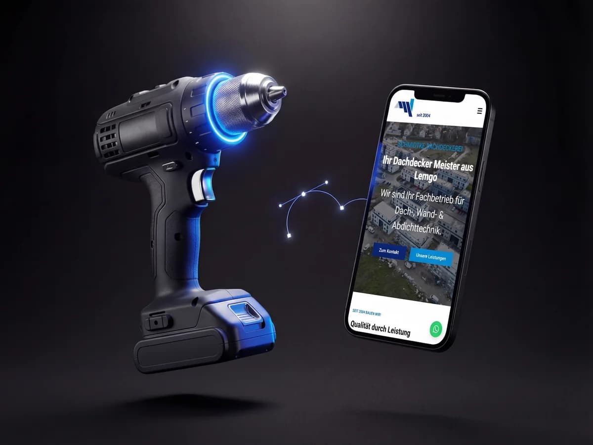 Webdesign fuer Handwerker: Was wirklich zaehlt