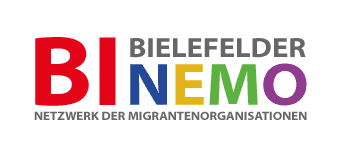 Logo BINEMO, Bielefelder Netzwerk der Migrantenorganisationen
