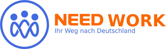Logo Need Work mit Slogan Ihr Weg nach Deutschland