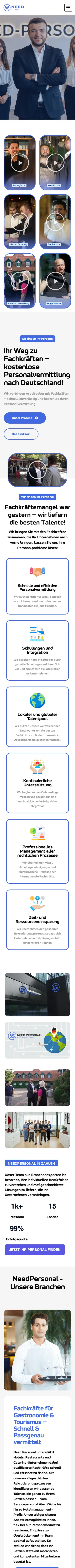 needpersonal.de auf dem Smartphone