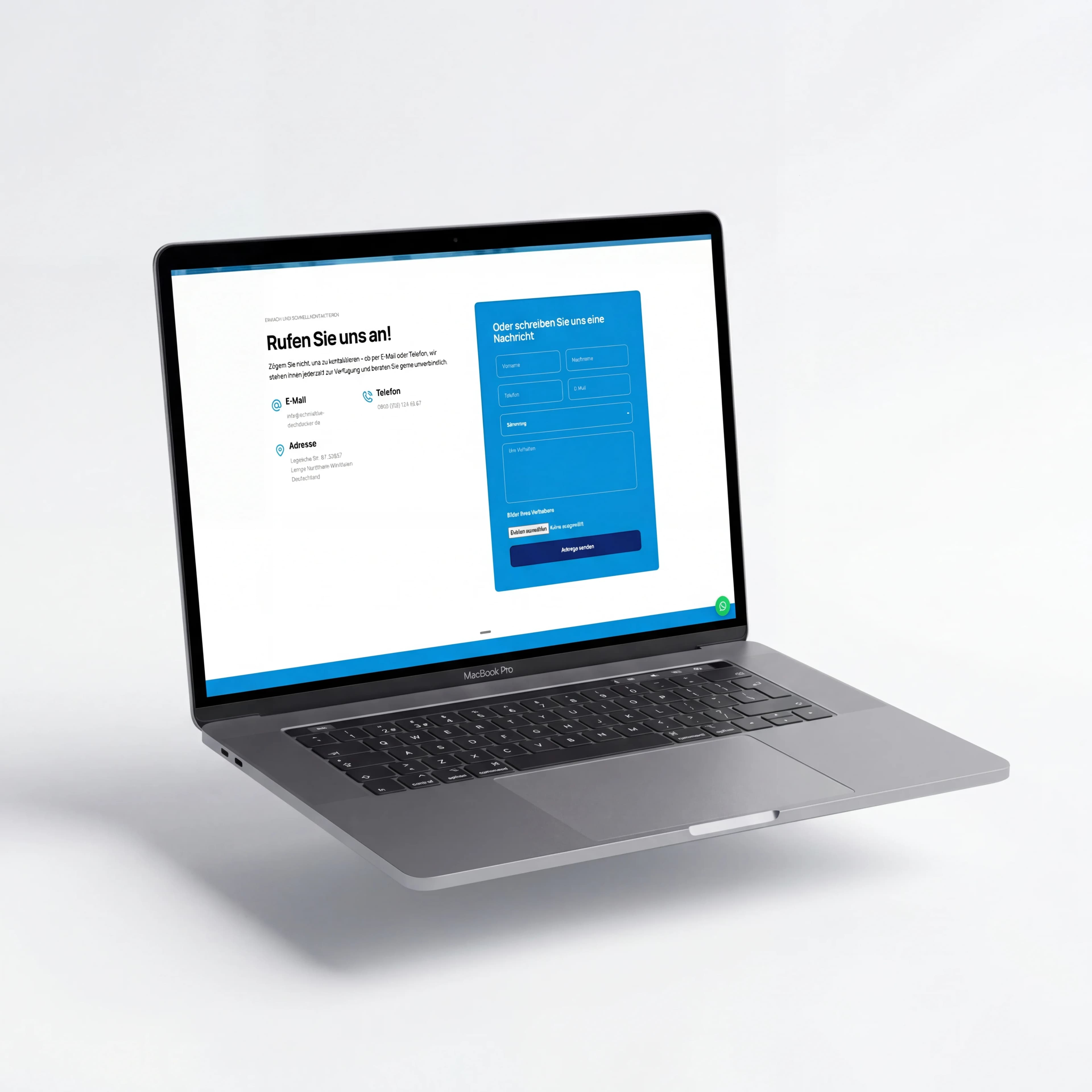 Schmidtke Dachdeckerbetrieb – Website Ansicht 3