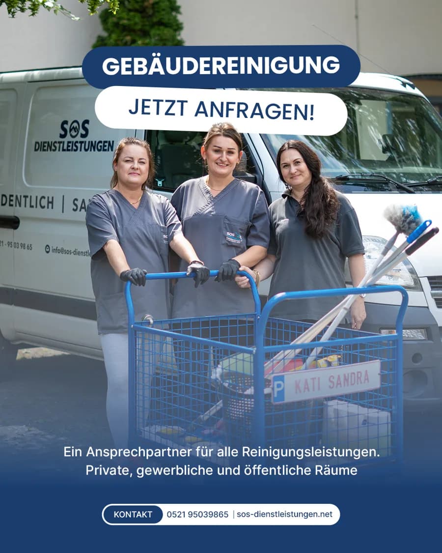 Post: Gebäudereinigung, jetzt anfragen