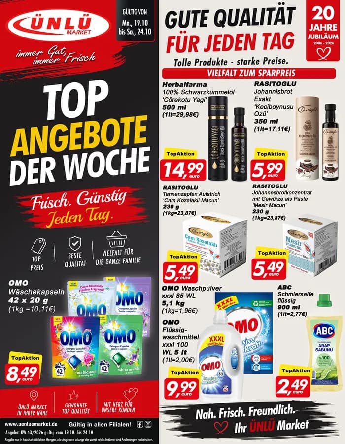 Wochenpost „Top Angebote der Woche“ aus KW43 2026, Teil 5